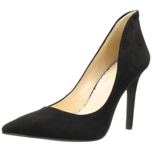 Jessica Simpson Women’s Cambredge Pointed Toe Pump Dress, Black, 7.5(Black)
