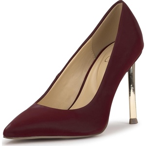 Jessica Simpson Women’s Kheloe Pointed Toe Pump(Dark Cherry Sateen)