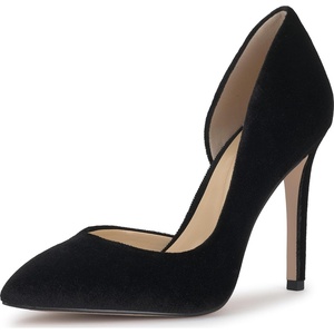 Jessica Simpson Women’s Prizma D’Orsay Pump(Black Lux Velvet)