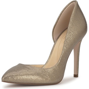 Jessica Simpson Women’s Prizma D’Orsay Pump(Bronze Glistening Lizard)