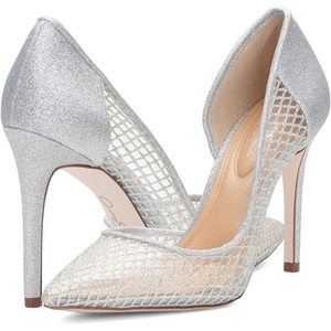Jessica Simpson Women’s Prizma D’Orsay Pump(Clear/Silver)