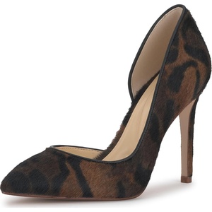 Jessica Simpson Women’s Prizma D’Orsay Pump(Natural/Black Leopard)
