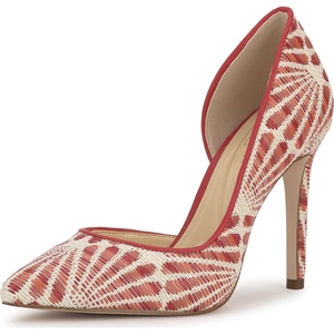Jessica Simpson Women’s Prizma D’Orsay Pump(Poppy Combo Raffia)