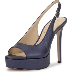 Jessica Simpson Women’s Sibilla Slingback Platform Pump(Indigo)