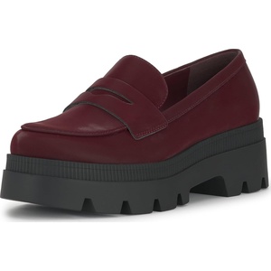 Jessica Simpson Women’s Ullinia Platform Loafer(Dark Cherry Sateen)