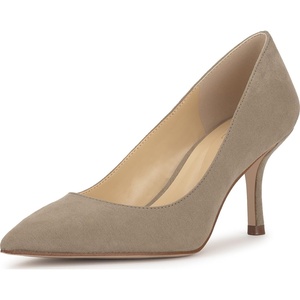 Jessica Simpson Women’s Voemi Pointed Toe Pump(Light Grey Supreme Microsuede)